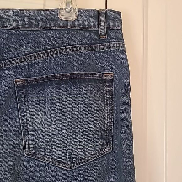 Reformation Nila Long Denim Skirt Medium Wash Size 12 - Picture 9 of 16